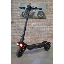 Citycoco Mx - T10 Çift Motor Katlanabilir Elektrikli Scooter 1600W Siyah