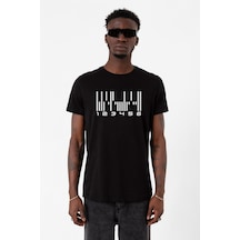 Dark Matter The Android Barcode Siyah Erkek Tshirt Çok Renkli