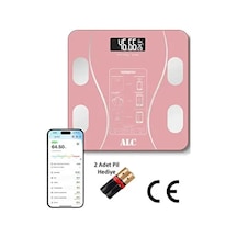 Alc Smart Body Scale Akıllı Banyo Baskülü Yağ Su Kas Vücut Tartı
