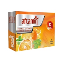 Aftamin Portakal Propolis Zerdeçallı Pastil 24 Adet