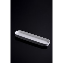 Acar Bianca Perla 4lü Porselen Oval Servis Tabak - 25.4 Cm