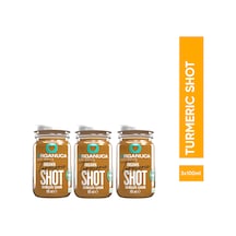 Avantajlı 16 Paket 3'lü Organik Zerdeçallı İçecek Turmeric Shot 60 Ml-48 Adet