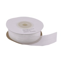 Organze Kurdele 40 Mm 22 Metre Beyaz N11.1359
