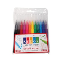 Südor Keçeli Kalem Jumbo 12Li