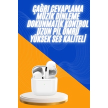 Kablosuz Bluetooth Kulaklık Beyaz Çağrı Cevaplayabilen Kulak İçi