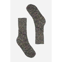 Socksmax Kadın Pamuklu Kışlık Çok Renkli Soket Çorap - 7001R