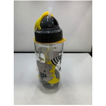 Gıpta Third Tritan Desenli Pipetli Matara 500 Ml Karışık Renk 1 Adet