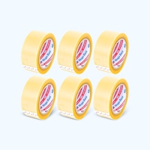 45 Mm X 100 Mt Şeffaf Koli Bandı Hotmelt Red 84 Adet