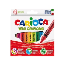 4 Adet Carioca Wax Yıkanabilir Pastel Boya 12li