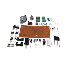 Kısa Devre Korumalı Dc 0-24v 1a Ayarlı, +5v, -5v, +12v, -12v Sabit Çıkışlı Güç Kaynağı Kendin Yap Hobi Devresi Dıy Lehimleme Kiti Demonte Montesiz