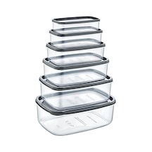 Bee Home Dikdörtgen Sweet Şeffaf Saklama Kabı Seti 300/500/800/1