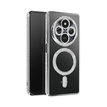 Xiaomi Redmi 14c Joke Simli Magneticsafe Kılıf - Gümüş 0.2M-Çok Renkli