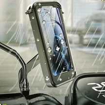 Bisiklet Motosiklet Ve Scooter İçin Dikiz Ayna Uyumlu Telefon Tutucu Modellere Uyumlu Kolay Kurulum Ve Kullanım Ds-mth3 4296