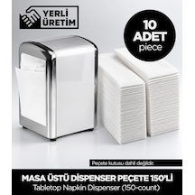 Masa Üstü Dispenser Peçete 150'li 10 Adet