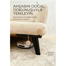 1. Sınıf Gürgen Ağacı 15 Cm Siyah Mobilya Kanepe Koltuk Tv Ünitesi Yükseltici Yükseltme Ayakları