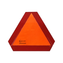 Mega Oto Market Opersan Reflektör Tır Kamyon Tabel 1 Mm Aluminyum Sac 35 Cm Üçgen 1 Adet