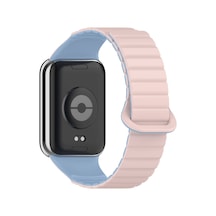 Xiaomi Mi Band 8 Pro Silikon Kordon Zore Krd-105 Strap Kayış-pembe-mavi