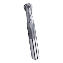 14mm 2 Ağız Kısa Küre Parmak Freze Hss