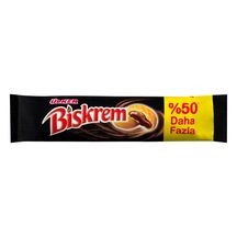 Ülker Biskrem Rulo %50 Fazla 18x150g Çikolata Kremalı Bisküvi 2'li Ekonomik Paket - 2 Adet Tarı