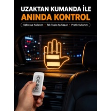 Naylon Bantlı Kolay Montajlı Araç Jest Işığı Siyah