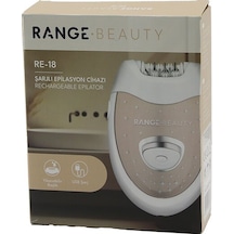 Go İthalat Range Beauty Re-18 Epilasyon Cihazı Epilatör Usb Şarjlı 50dk 2 Kademe Hız Yıkanabilir Baş