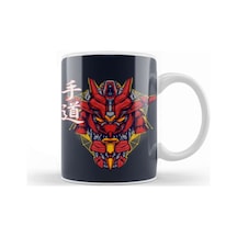 Crimson Bushido Mecha Concept Gundam Kupa Bardak Porselen Karışık