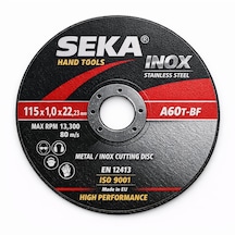 10 Adet 115x1 Mm İnox Kesme Diski Paslanmaz Çelik Metal Kesim Taşı-profesyonel Spiral Taşı