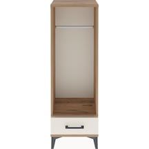 Arges Dolap Tek Raflı Tek Çekmeceli Tek Askılı 44x30x134 Çam-aytaşı Atlas Çam