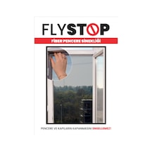 Flystop Cırtbantlı Fiberglass Pencere Sinekliği 75x125 Cm 75 X 125 Tül