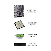 Rbd2103 İ5 6500 / 16gb Ram / Cpu Fan / 6-7-8-9 Nesil Destekli Anakart Bundle Set