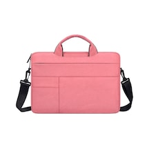 ND05SDJ Oxford Kumaş + Naylon Dizüstü Bilgisayar Çantası Pembe 15 inch
