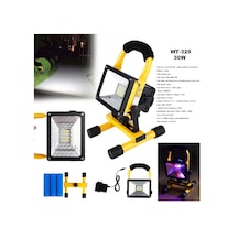 Şarjlı Spot Lamba Projektör Wt-329 Tdrtr Çok Renkli Şarjlı Spot Lamba Projektör Wt-329 Tdrtr Çok Renkli