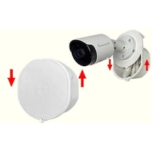 Altebox Kamera Montaj Buatı Mini Ab-7005e 10.5cm Beyaz Kapaklı Sürgülü  Pp