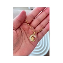 Aydede Gold Çelik Kolye Altın
