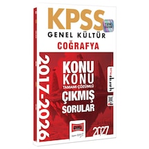 Yargı Yayınları 2027 Kpss Genel Kültür Coğrafya Konu Konu Tamamı Çözümlü 10 Yıl Çıkmış Sorular