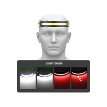 Dahili Pil Cob Led Far Kamp Balıkçılık Güçlü Usb Şarj Edilebilir Far Su Geçirmez Kafa Torch Kafa Lambası Fener Package B Çok Renkli Çok Renkli