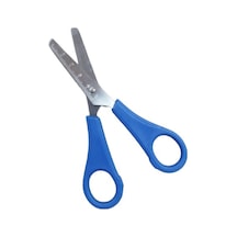 Öğrenci Makası Cetvelli 12 Cm Mavi 1 Adet