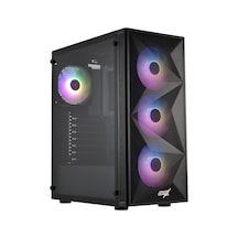 Gamework Gamx Dynamic 4x12 RGB 600W 80+ Bronz Temperli Cam Mesh Panel Kasa