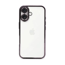 Apple iPhone Uyumlu,  16 Plus Kılıf Razer Lensli Silikon - Mor