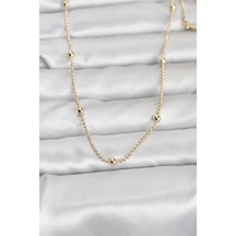 Cm 14k Gold Renk Top Zincir 60 Cm Kadın Kolye - Tj-bko10960 Çok renkli 83862009