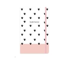 Minnie 13x21 80 Yaprak Çizgili Ciltli Lastikli Defter - Iconic No-color