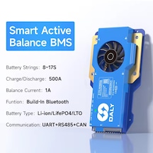 Daly 8-17s 500a Smart Bms Aktif Balanslı Bt + Rs485 + Can Daly 8-17s 500a Smart Bms Aktif Balanslı Bt + Rs485 + Can