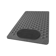 Vantuzlu Banyo Ve Duş Kaydırmazı Duşa Kabin Küvet İçi Vantuzlu Banyo Paspası 35x69 Cm Gri