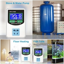 Dancemonkey Yüksek Hassasiyetli Dijital Termostat -45 C/+105 C, Pratik Soğutma/ısıtma Kontrolü