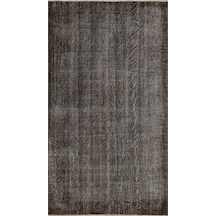 Vintage Çizgileriyle Modern Dokunuşlu Eskitme Halı 163 X 291 Cm 10073