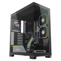 Fazeon F14 750w 80+ Bronze Tempered Glass Mesh 4x Argb Fanlı Type-c Siyah Atx Bilgisayar Kasası Fazeon F14 750w 80+ Bronze Tempered Glass Mesh 4x Argb Fanlı Type-c Siyah Atx Bilgisayar Kasası