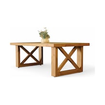 Neiwel Moe Doğal Ahşap Sehpa-70-120 Açık Ceviz