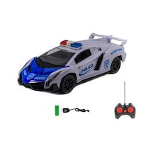1:16 Uzaktan Kumandalı Polis Arabası Lamborghini Işıklı Şarjlı