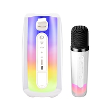 Newface Pluse 7 Mikrofonlu Rgb Kablosuz Hoparlör - Beyaz