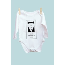 Babylimon The Groms Clup Desenli Uzun Kol Beyaz - 102862310 Beyaz